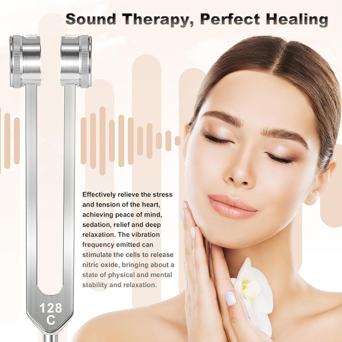 Unlock Inner Peace with 128Hz Tuning Fork.